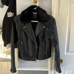 Abercrombie Faux Leather Jacket